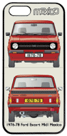 Ford Escort MkII Mexico 1976-78 Phone Cover Vertical